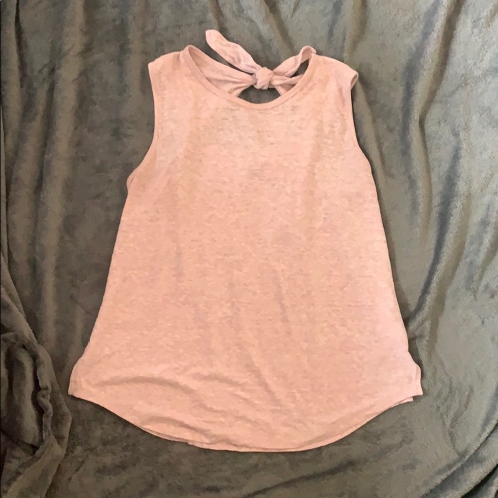 Light Pink Tie Tank
